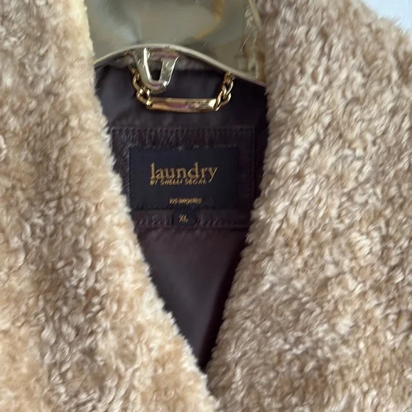 Laundry By Shelli Segal Dark Brown Leather Bomber Jacket - Picture 3 of 9